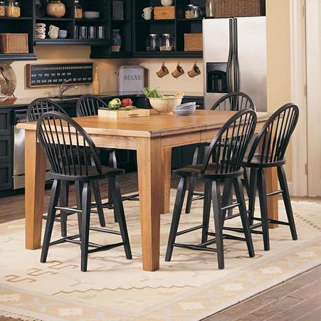 Broyhill Furniture Attic Heirlooms Counter Height 7 Piece Dining Set